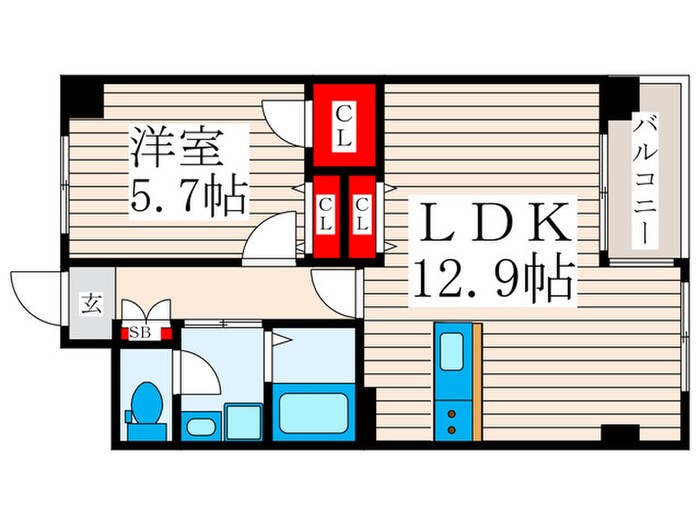 ウィルテラス船堀の物件間取画像