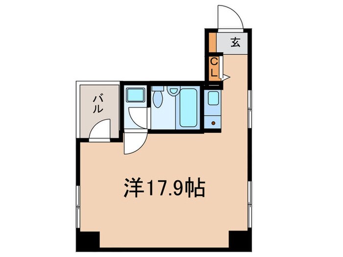 S-FORT日本橋箱崎(204)の物件間取画像