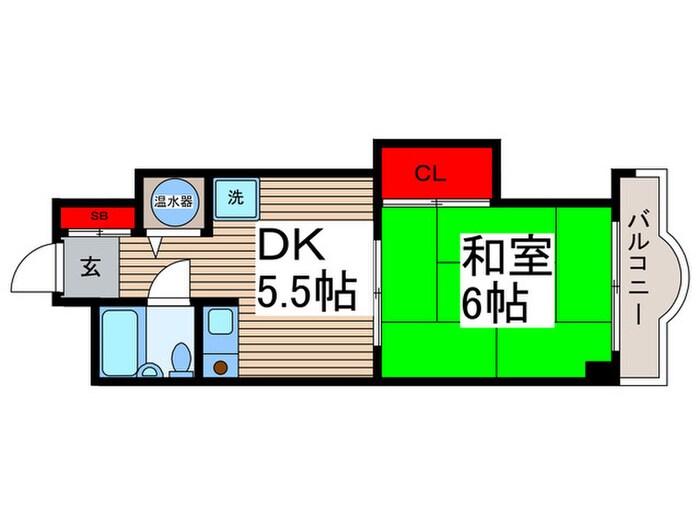 ラフォ－レひらとＡ棟の物件間取画像