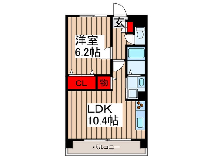 ブラウニ－　ココの物件間取画像