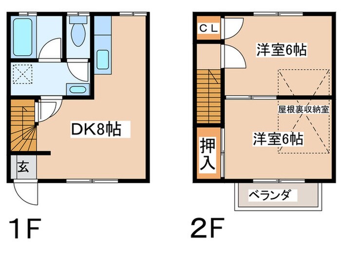アイリスⅡの物件間取画像