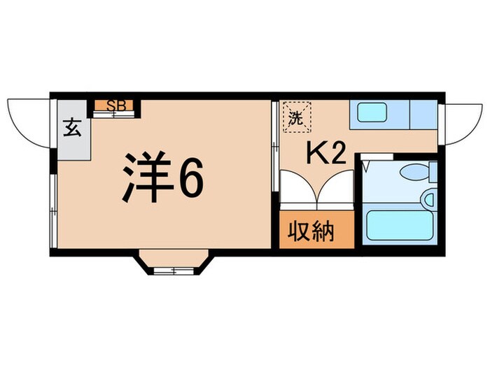 サンハウスの物件間取画像