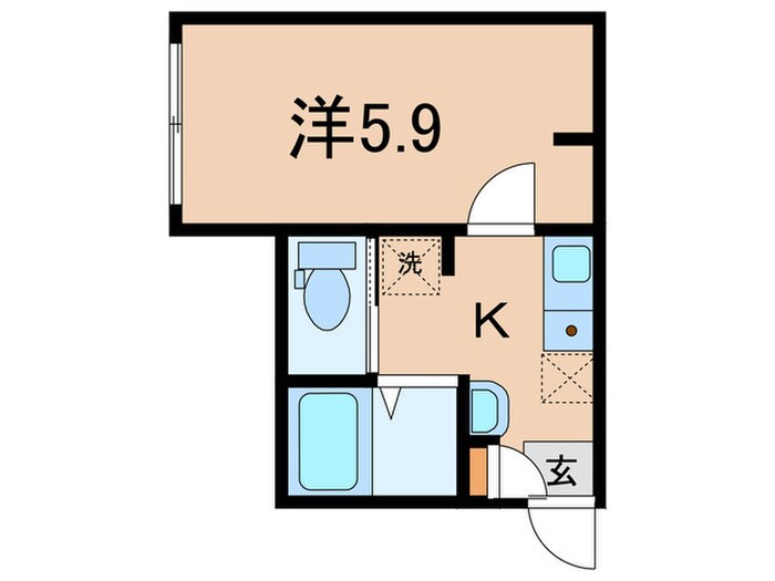 梶ヶ谷コートの物件間取画像