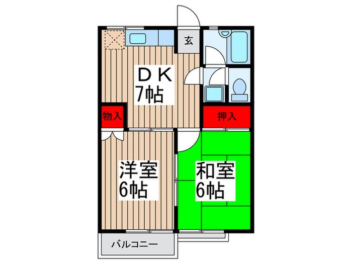 物件間取画像