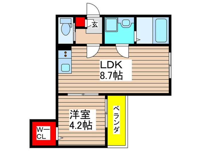 ＧＲＡＣＩＭ＿０９の物件間取画像