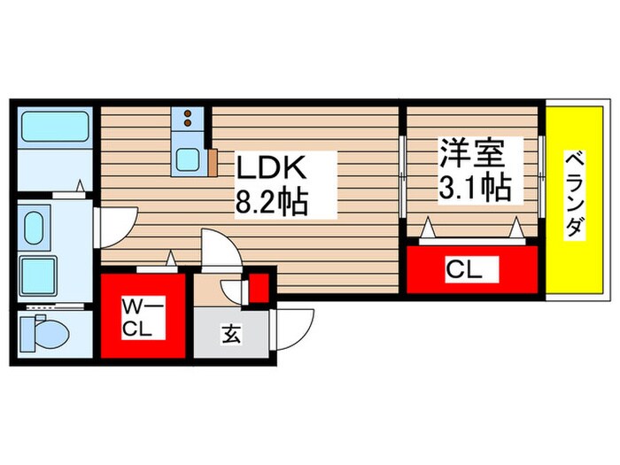 ＧＲＡＣＩＭ＿０９の物件間取画像