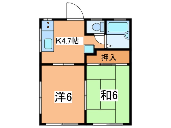 ヒルズメグミの物件間取画像