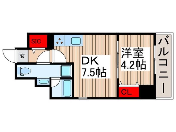 コンフォリア南千住の物件間取画像