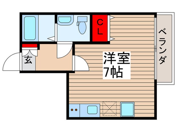 子犬と春風のダイアリーの物件間取画像