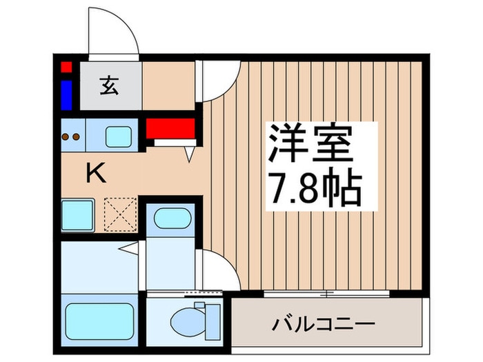 フラップアリィ上福岡の物件間取画像