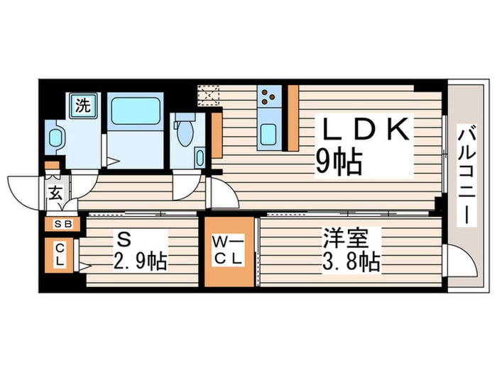 クレストコート江古田の物件間取画像