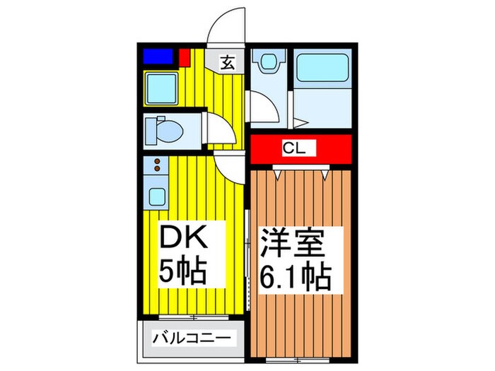 クレイブ三橋の物件間取画像