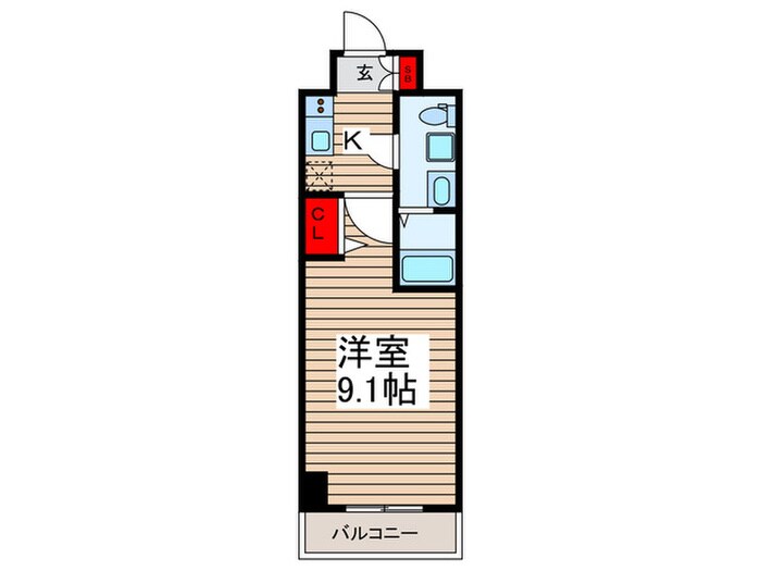 アイルカナーレ押上（403）の物件間取画像