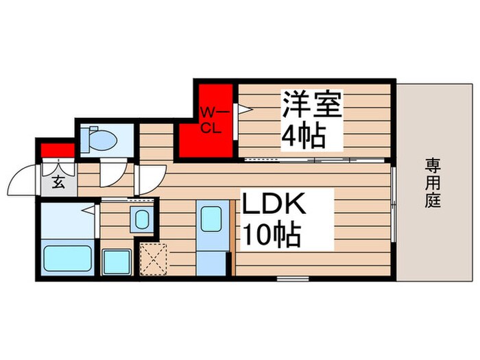 ロ－ズベリ－の物件間取画像
