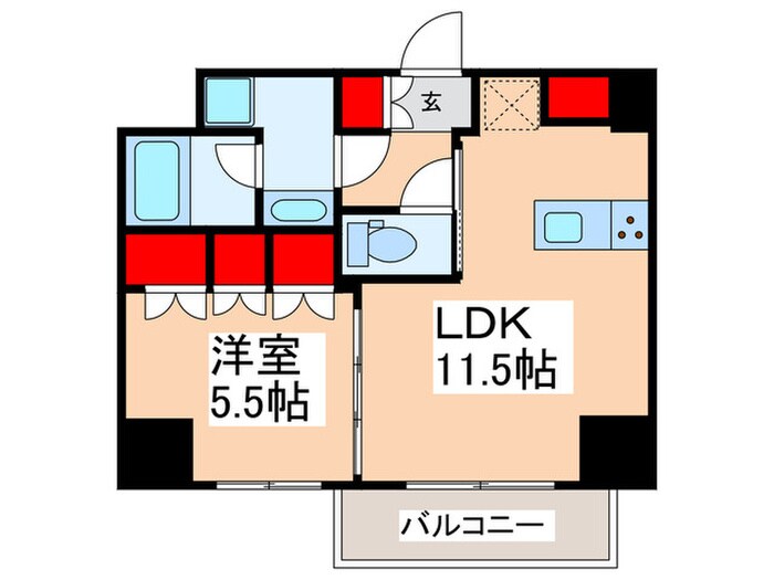 DIPS上野NORTH（1003）の物件間取画像