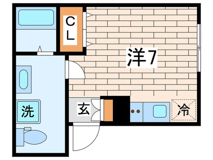 グランジュテ黄金町の物件間取画像