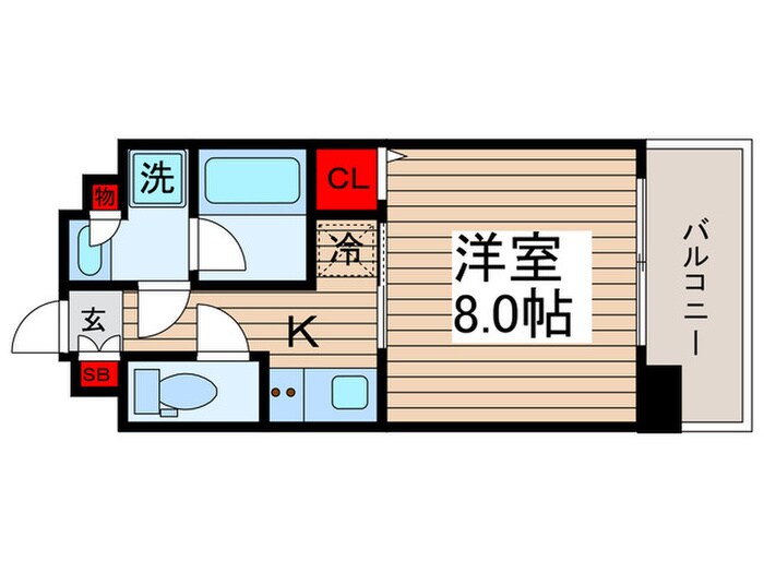 GRAN PASEO門前仲町Ⅱの物件間取画像