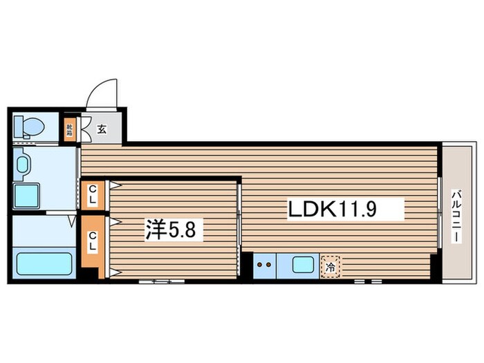 ディア・ロードＵＰの物件間取画像