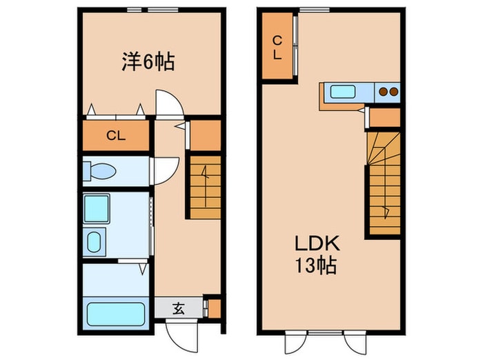 サンスクエア等々力の物件間取画像