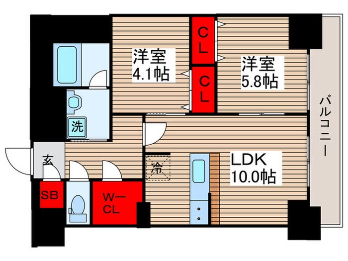 ＢＰＲレジデンス門前仲町の物件間取画像