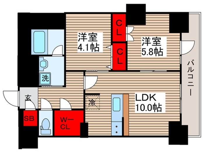 ＢＰＲレジデンス門前仲町の物件間取画像