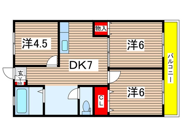 メゾン細田の物件間取画像