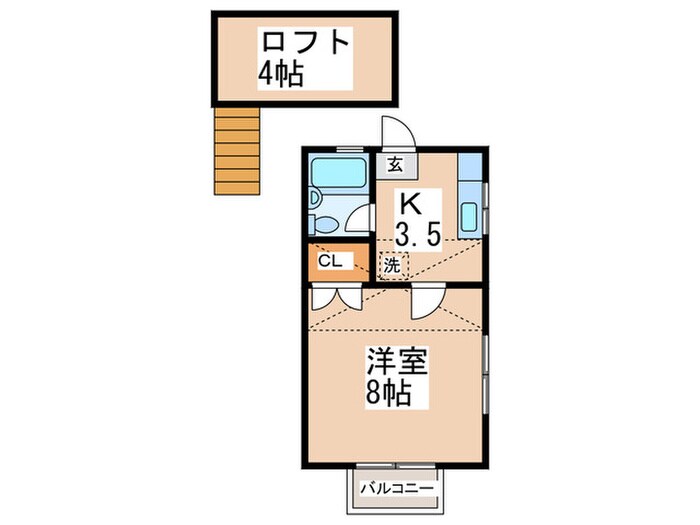 メドレイＢの物件間取画像
