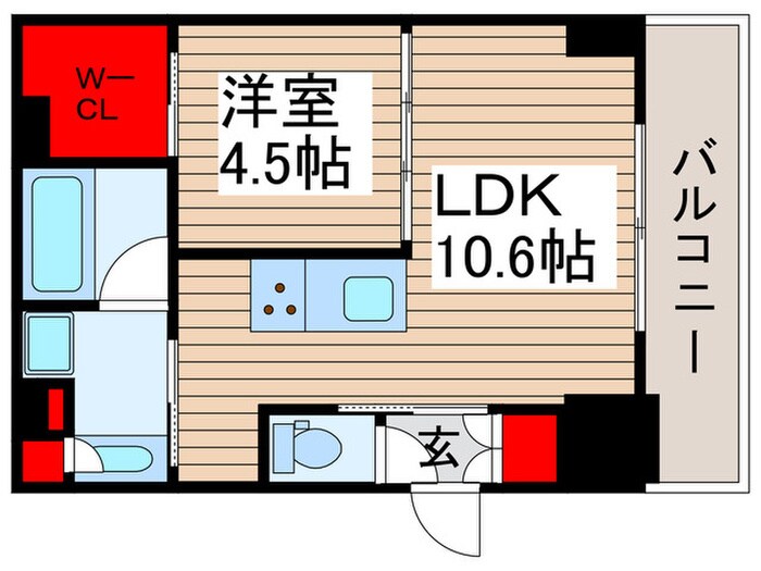 ザ・パークハビオ北千住の物件間取画像