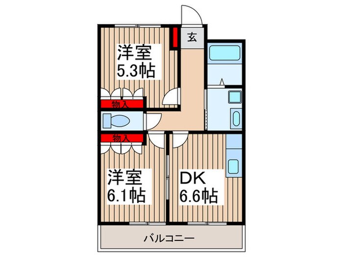 マーガレットガーデンの物件間取画像