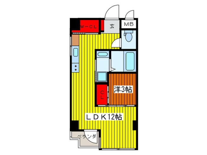 浮間公園ハイツの物件間取画像