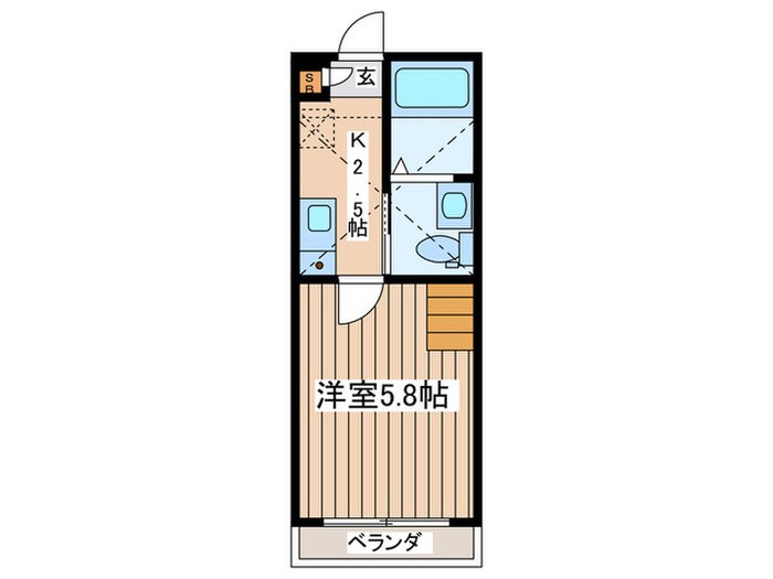 仮)ｻｸﾗｸﾛｽﾚｼﾞﾃﾞﾝｽ上大岡の物件間取画像