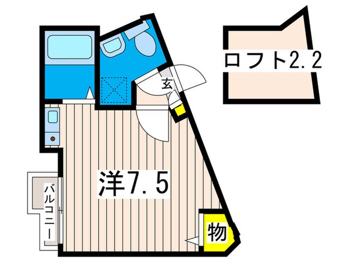 メゾンソレイユの物件間取画像