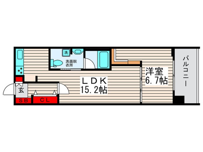 ロイヤルパークス西新井の物件間取画像