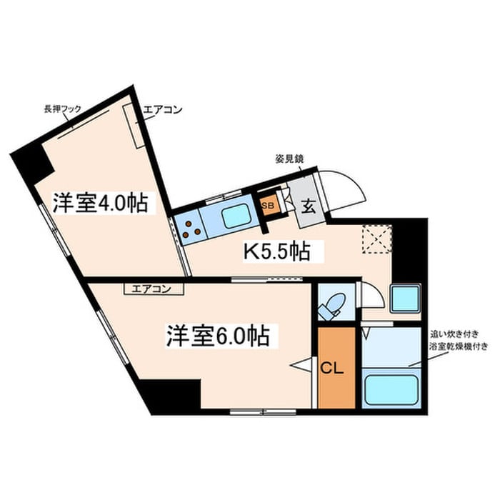 大出マンションの物件間取画像