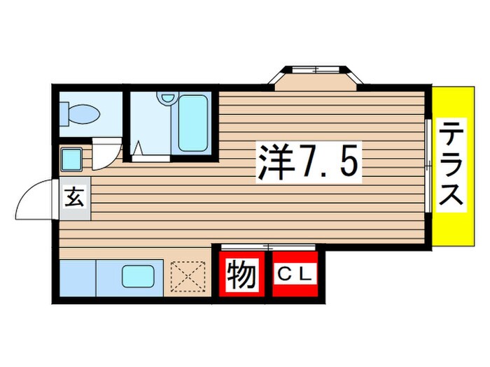 グリ－ンハイツの物件間取画像