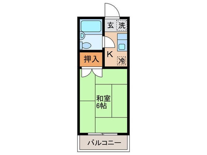 サンパレス西国の物件間取画像