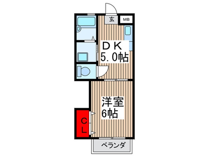 あさひハイツの物件間取画像