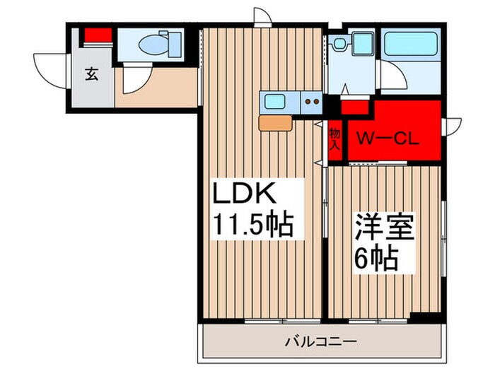 Ｋ２の物件間取画像