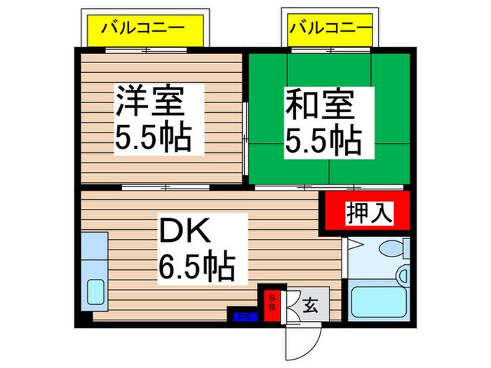 物件間取画像