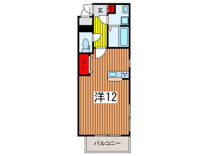 PLUMERIA浦和領家Bの物件間取画像