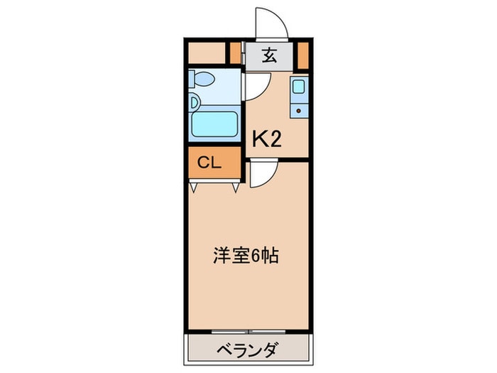 ﾗｲｵﾝｽﾞﾏﾝｼｮﾝ府中さくら通り(208)の物件間取画像