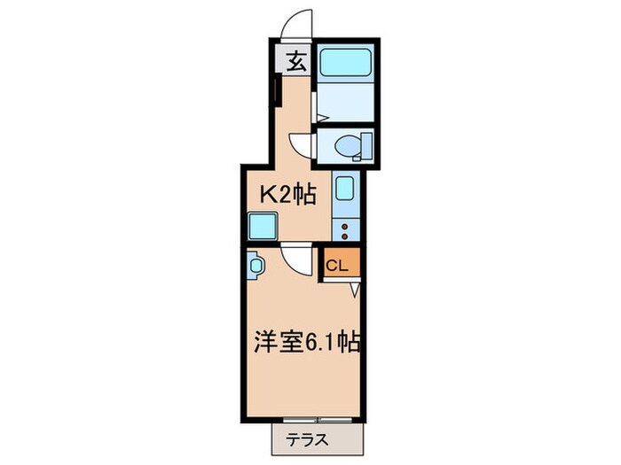 DSコート白糸台の物件間取画像