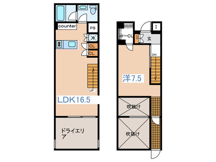 カスタリア初台Ⅱの物件間取画像