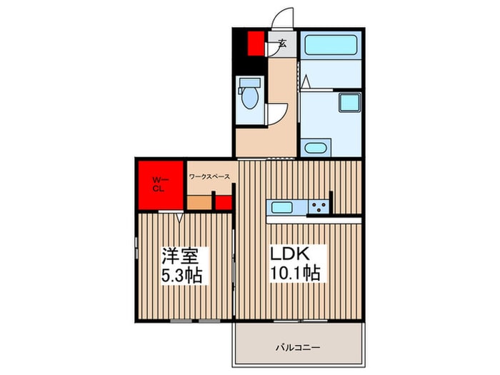 エース美園第一ビルの物件間取画像