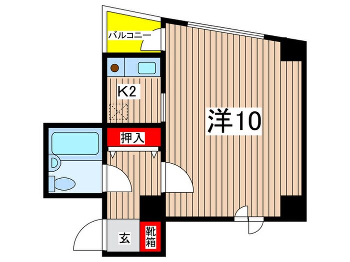 Ｓ１－ファ－ムの物件間取画像