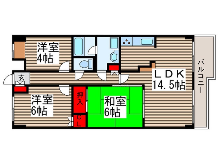 フロ－レンス清瀬の物件間取画像