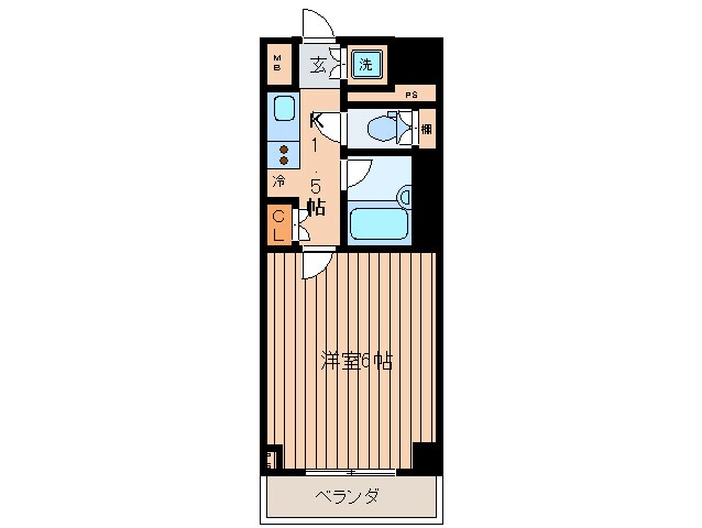 ル－ブル東蒲田参番館の物件間取画像