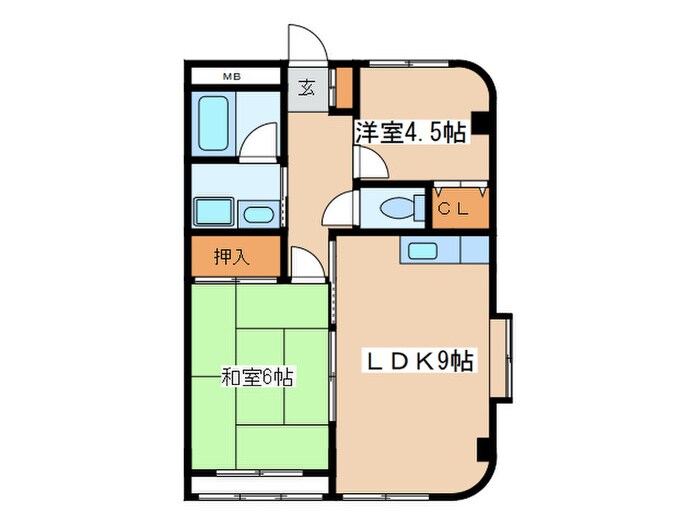 シャロン本厚木の物件間取画像