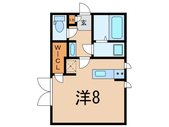 スペリオール下北沢Ⅰの物件間取画像