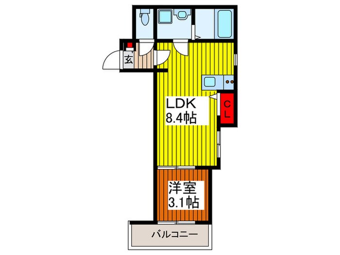 グレース朝日の物件間取画像